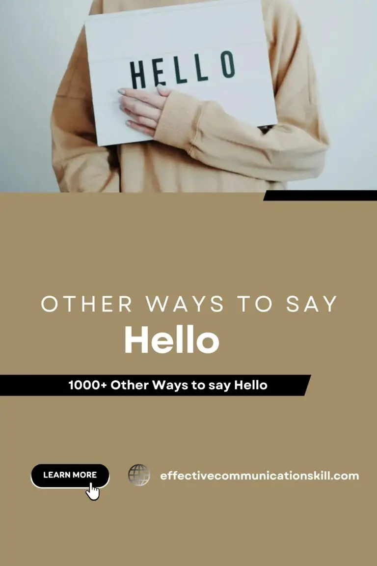 1000+ Other Ways to say Hello - Synonyms, phrases, examples for for any ...