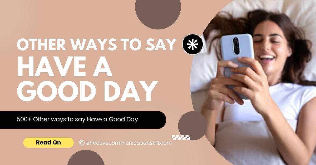 Home Effective Communication Skills