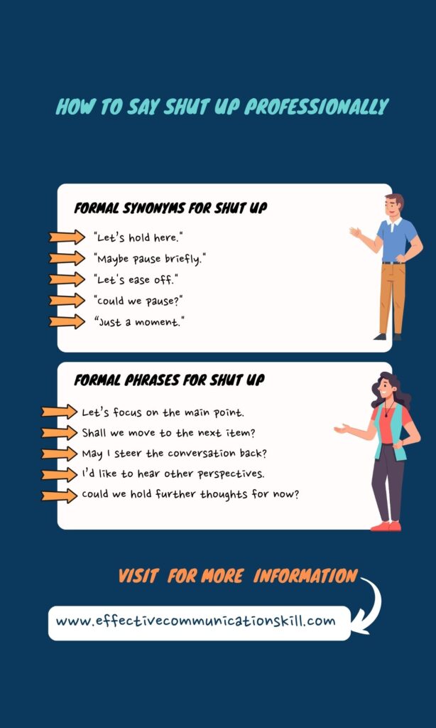 Shut Up Professionally