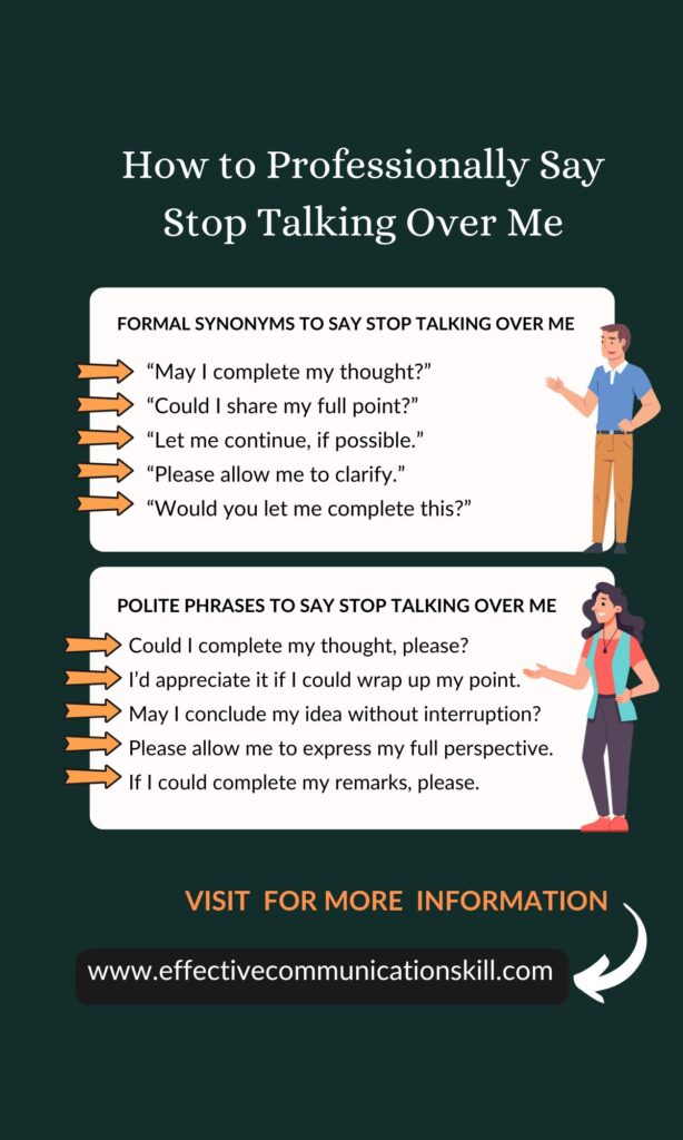 Stop Talking Over Me