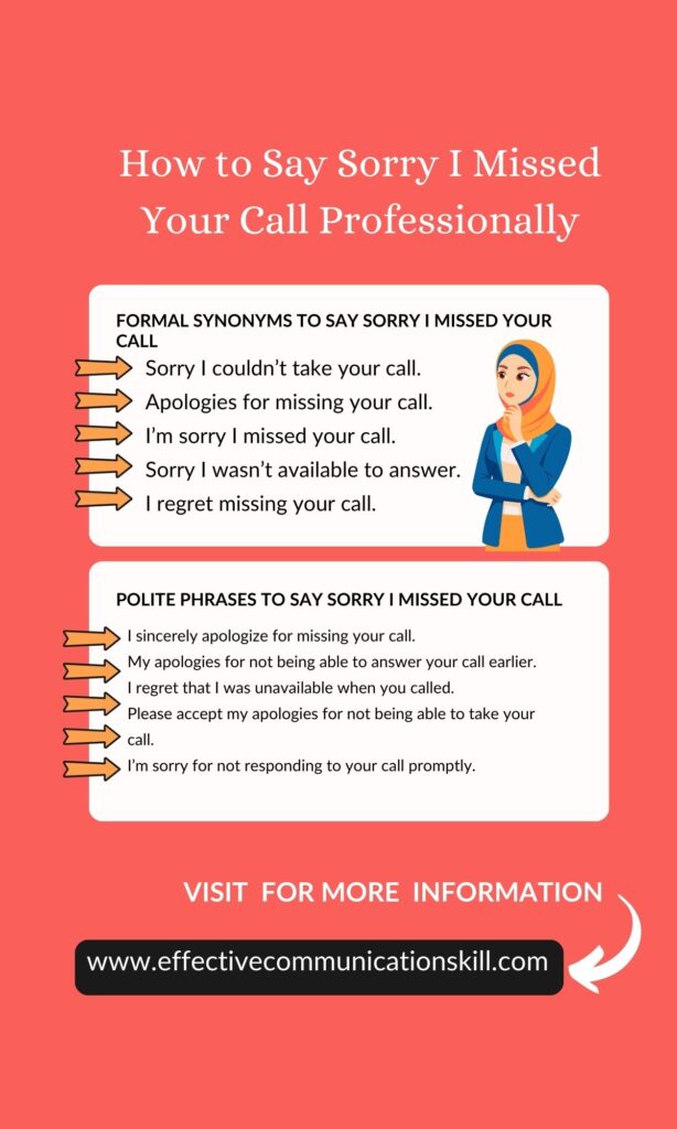 Sorry I Missed Your Call